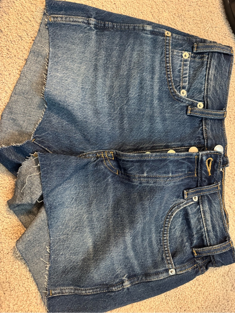 Universal Thread Dark Blue Cutoff Denim Shorts